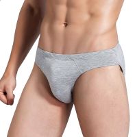 Comsoft 2pcs/Lot men panties underwear solid color royal blue gray men fashion pants 2020 high quality cotton sexy mens briefs