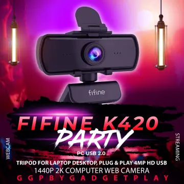 fifine k420 webcam 1440p stream web