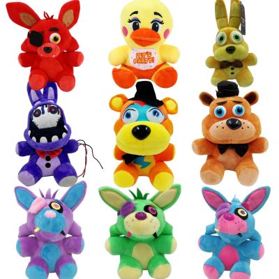 FNAF Cute Plush Toys Game Doll 18 CM Bonnie Bear Foxy Cartoon Stuffed Dolls Toys For Children Gifts