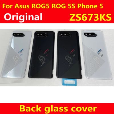 Original Best Back Battery Cover For ASUS ROG5 ROG 5 5S Phone 5 ZS673KS I005DB Housing Door Rear Case Camera Glass Lens Lid