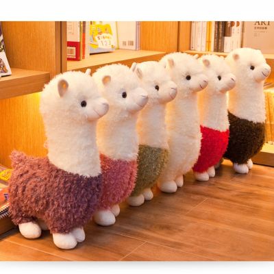 【CC】 25cm New Alpaca 6 Colors Soft Cotton stuffed doll office decor Kids girl Birthday