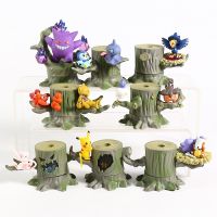 【☂】 IM Collections. มอนสเตอร์ป่าตัวเลข Gengar Mew Ditto Cubone Litwick ไรท์พาร์as Abra Piplup Shuppet Murkrow ของเล่นขนาดเล็ก8ชิ้นชุด