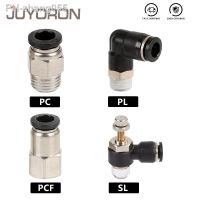 1Pcs High Quality PC/PCF/SL/PL Pneumatic Air Connector 4mm 6mm 8mm Thread 1/8 1/4 3/8 1/2 BSP Female Hose Fittings