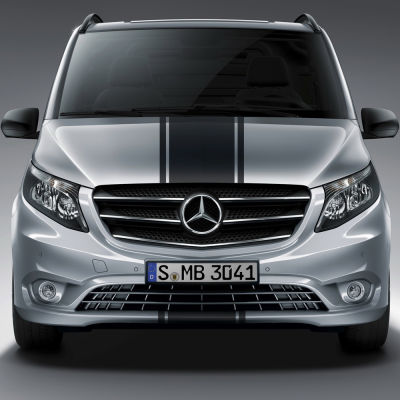 สำหรับ BENZ Vito ด้านหน้าฟิล์มลายรูปลอกไวนิล Hood สติกเกอร์รถ DIY สติกเกอร์กันน้ำ Accessories