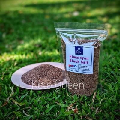 👑  KETO 👑  เกลือดำ หิมาลายัน Himalayan Black Salt เกลือดำ เกลือคีโต 250g./ 500g.