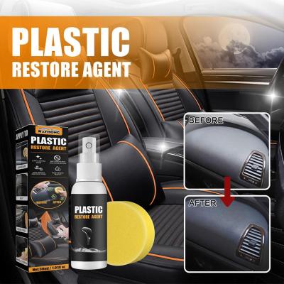 Plastic Parts Refurbish Agent Car Plastic Parts Table Panel Car Maintenance Waxing Restorer Instrument Wax Exterior I6J0