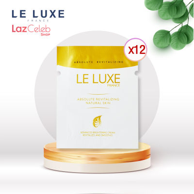 LE LUXE FRANCE - Absolute Revitalizing Natural Skin 5g. 12 ซอง ครีมมาส์กหน้า แอ๊บโซลูท แก้ปัญหา ฝ้า กระ ผิวแห้ง หน้าโทรม