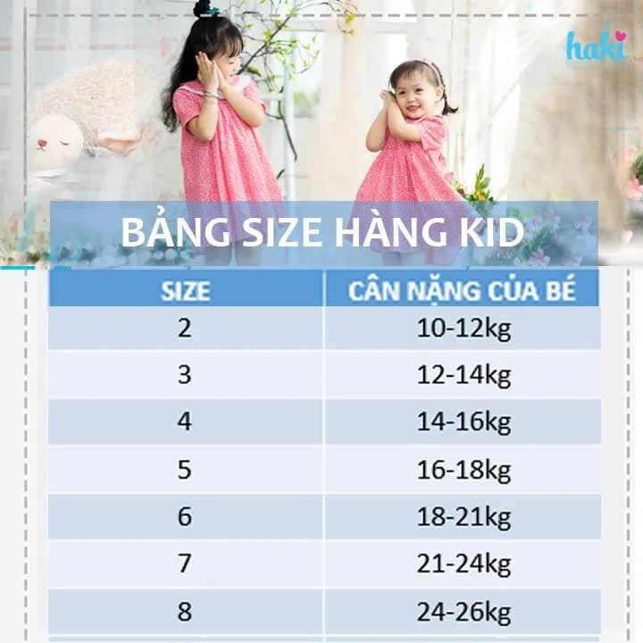 Cách chọn size váy bé gái cực chuẩn theo chiều cao, cân nặng - TH Điện Biên  Đông