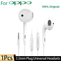 หูฟังแบบมีสายควบคุมชุดหูฟังแบบ In-Ear พร้อมหูฟังปลั๊ก3.5มม. สำหรับ OPPO Universal