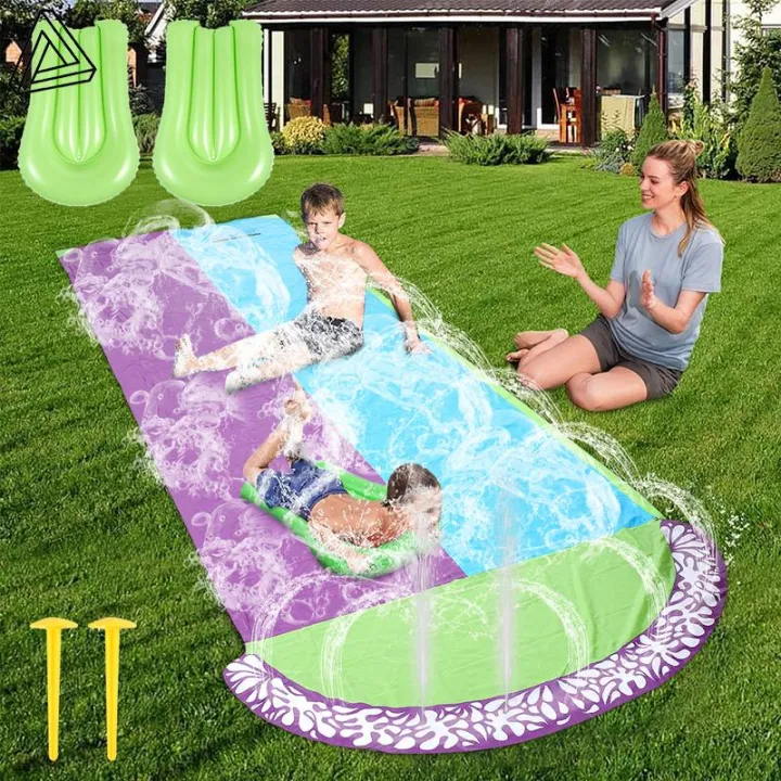 Outdoor Lawn Garden Water Slip and Slide Backyard Summer Kid Children