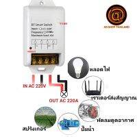 รีเลย์ 40 แอมป์  สวิทช์ควบคุมระยะไกล กล่องรับสัญญาณไร้สายAC 220v "เฉพาะกล่องรับไม่มีรีโมท"(สินค้าในไทย 2-3 วันถึง)