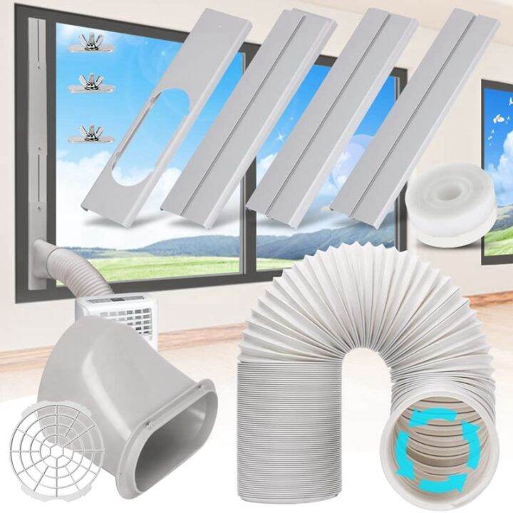 portable-air-conditioner-window-door-kit-with-59inch-exhaust-hose-adjustable-ac-vent-kit-for-ducting-universal-ac-seal