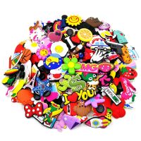 100 Pack Shoe Charms for Croc PVC Cute Cartoon Shoe Decoration Pins Anime Accessories Pack for Kids Teens Girls Boys Children