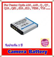 Battery Camera For Pentax Optio A36 , A40 , Q , Q7 , Q10 , QS1 , S10 , S12 , VS20 , V10 ...... แบตเตอรี่สำหรับกล้อง Pentax รหัส D-Li68