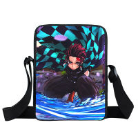 Anime Demon Slayer Messenger Bag Kimetsu No Yaiba Women Handbag Nezuko Tanjirou Cross Bag Girls Teenager Leisure Shoulder Bags