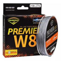 แบรนด์ PROBEROS ความยาว210เมตร8เส้นเอ็นตกปลา8สายถักสายการประมงลอยมีอยู่15LB-100LB สาย PE สีเขียว/สีเทา/สีฟ้า/สีเหลือง/สีแดง