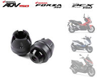 TECHGADGET  ชุดกันล้ม ล้อหน้า   For Honda YAMAHA GPX Drone Xmax Nmax Aerox ADV 150 FORZA 300 PCX150 2020 Front Axle Guard