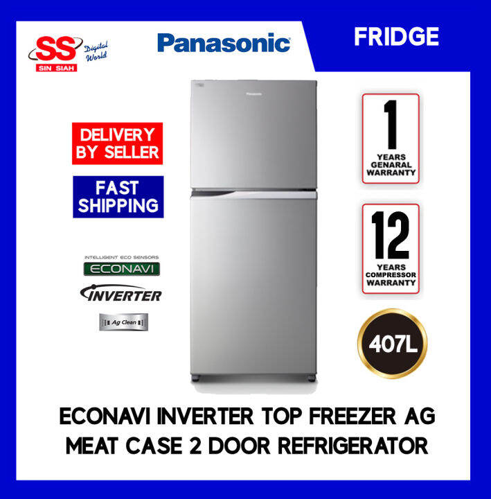 DELIVERY BY SELLER 】 Panasonic NRBD418PS 407L Econavi Inverter Top