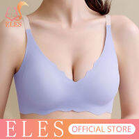 ELES Plus ขนาด Bra ไม่มีรอยต่อสำหรับผู้หญิงเต็มถ้วยไร้สายสาวหวาน Push Up Bra สไตล์ญี่ปุ่น Comfort ชุดชั้นใน