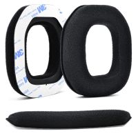 Velour Replacement Earpads Ear Pads Muffs Cups Pillows Cover Headband For Logitech Astro A 50 A50 Gen 3 4 A40TR A40 TR Headsets [NEW]