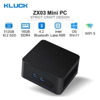 2023 ZX03 Mini PC มินิพีซ Windows 11 Desktop 12th Gen Intel Alder-N-95 Lake 8/16/32GB DDR4 M.2 SSD Quad-Core 2.4G/5G WiFi 5 Bluetooth 4.2 HDMI Gigabit Internet Mini Computer