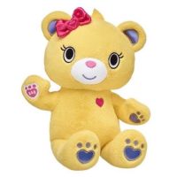 ตุ๊กตาหมีบิ้วอะแบร์ กาบุ Kabu Series ? หมีสีเหลืองพร้อมโบว์ ขนนุ่มมาก ⭐️Build-A-Bear Workshop⭐️ สินค้ามือสองจากอเมริกา