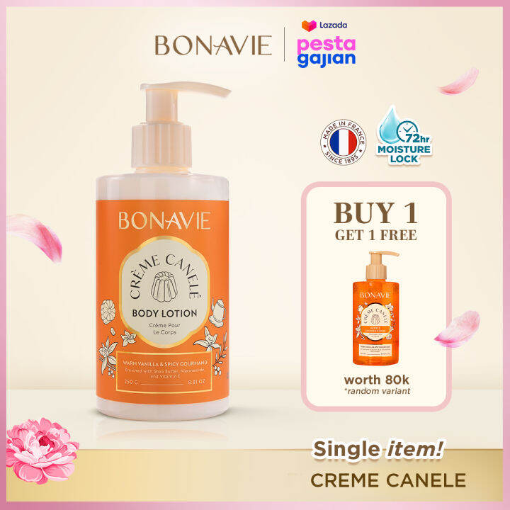 [Buy 1 Get 1 Free] BONAVIE Body Lotion Creme Canele Lazada Indonesia