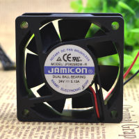 For Kamei jamicon 6025 6CM JF0625B2M-R 24V 0.13A inverter fan