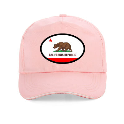 California ตาข่ายชาย Trucker หมวกหมี California Republic Flag หมวกหญิงใหม่สหรัฐอเมริกา State Flagbaseball หมวก Summer