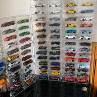 Hotwheels กล่องเก็บล้อร้อนกล่องแสดงโมเดลรถโมเดลรถของเล่นเด็กผู้ชาย TVL tomac