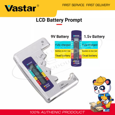 Vastar Universal BT LCD ดิจิตอล BT เครื่องทดสอบความจุ C D N ดับเบิลเอทริปเปิลเอ9V 1.5V BT เครื่องตรวจจับความจุเครื่องวิเคราะห์