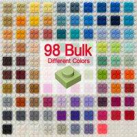 Smartable Bulk Plate 1X1 Building Block Parts 98 Colors For Pixel Art QR Code LOGO Toys For Mosaic Compatible 3024 2300pcs/Lot