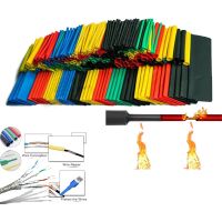 【YF】❍☏  164pcs/Set shrink kit Insulation Sleeving termoretractil Polyolefin Shrinking Assorted Shrink Tubing Wire Cable