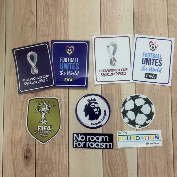 Logo Patch Tay Bóng Đá Chuẩn Thi Đấu - C1, EPL, Ligue 1 , WC 2022 ...