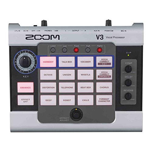 zoom-v3-vocal-processor-harmony-pitch-correction-reverb-delay-16-studio-grade-effects-battery-powered-for-streaming-recording-and-live-performance