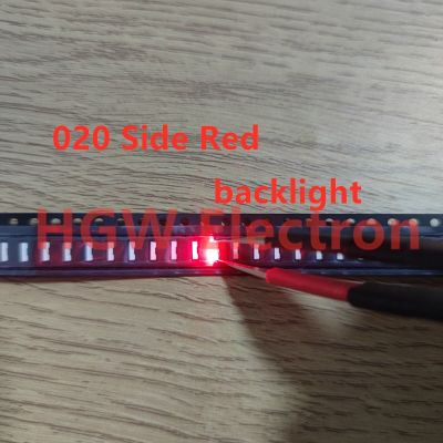 100pcs 020 Red side red light red LED light-emitting diodes lamp bead patch backlit with 3806 020 side red 3.8*0.6mm Electrical Circuitry Parts