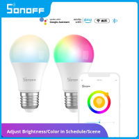 SONOFF B02B05-BL WiFi Smart Light Bulb E26 E27 RGB LED Lamp Warm White Colorful Dimmable Voice Control For Alexa Home