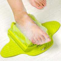 【YF】❄  Shower Foot Plastic Scrubber Shoe Feet Massage Slippers Exfoliating Spa Remove Dead