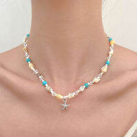 WHC เครื่องประดับ Bohemian Conch Star สร้อยคอผู้หญิงการออกแบบสร้างสรรค์