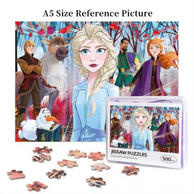 Frozen (2) Wooden Jigsaw Puzzle 500 Pieces Educational Toy Painting Art Decor Decompression toys 500pcs
