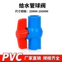 High efficiency Original PVC ball valve water supply pipe screw plastic valve switch blue 20 25 32 40 50 63 75 90 110