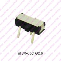 20PCS High Quality Interruptor Micro Slide Switch 3Pin DIP 2Positons PCB Mount Toggle Switch Handle MSK-05C G=2.0 Electrical Circuitry  Parts