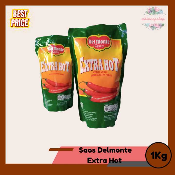 Del Monte Extra Hot 1kg Extra Pedas Saus Sambal Lazada Indonesia