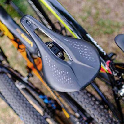 Wide Bicycle Saddle Road Mountain Bike Hollow EVA Padded Saddle Lightweight Waterproof Cycling Racing Seat Riding Parts