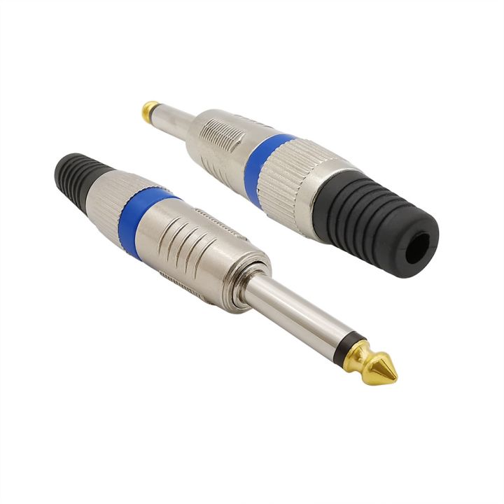 5pcs-6-35mm-1-4-male-plug-mic-plug-sophomore-core-soldering-diy-audio-guitar-cable-connector-6-35mm-mono-audio-connector