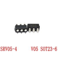 ♝ 10PCS SRV05-4.TCT SOT23-6 SRV05 SOT23 V05 SRV05-4 SRV05-4-P-T7 SOT SMD New and Original IC Chipset