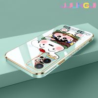 Jlingji เคสสำหรับ Vivo Y55s 5G 2023 Y33s 5G Y33E 5G Y52T 5G Y30 5G IQOO 5G เคส Nohara Shiro Edge ดีไซน์ใหม่เหลี่ยมเคสมือถือลายเคลือบแบบบางเคสนิ่มกล้องฝาปิดเลนส์กันกระแทก