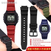 ดั้งเดิม2023❇☜✎สำหรับ CASIO W-218h / AE-1200 / 1100 / F-108 / SGW300w-800H/MRW-200กันกันน้ำและเหงื่อสายยางซิลิโคน18มม.