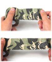 +【‘ Hunt Disguise Plastic Wrap Tape Self Adhesive Retractable Sports Protector Ankle Knee Arm Bandage Outdoor Camouflage Tape