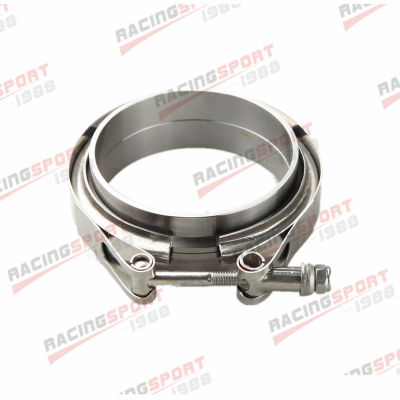 3.5 3 12" CNC Turbo Exhaust หน้าแปลนเหล็กอ่อน304 SS V-Band Vband Clamp